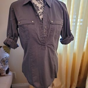 New York and Company Gray Top